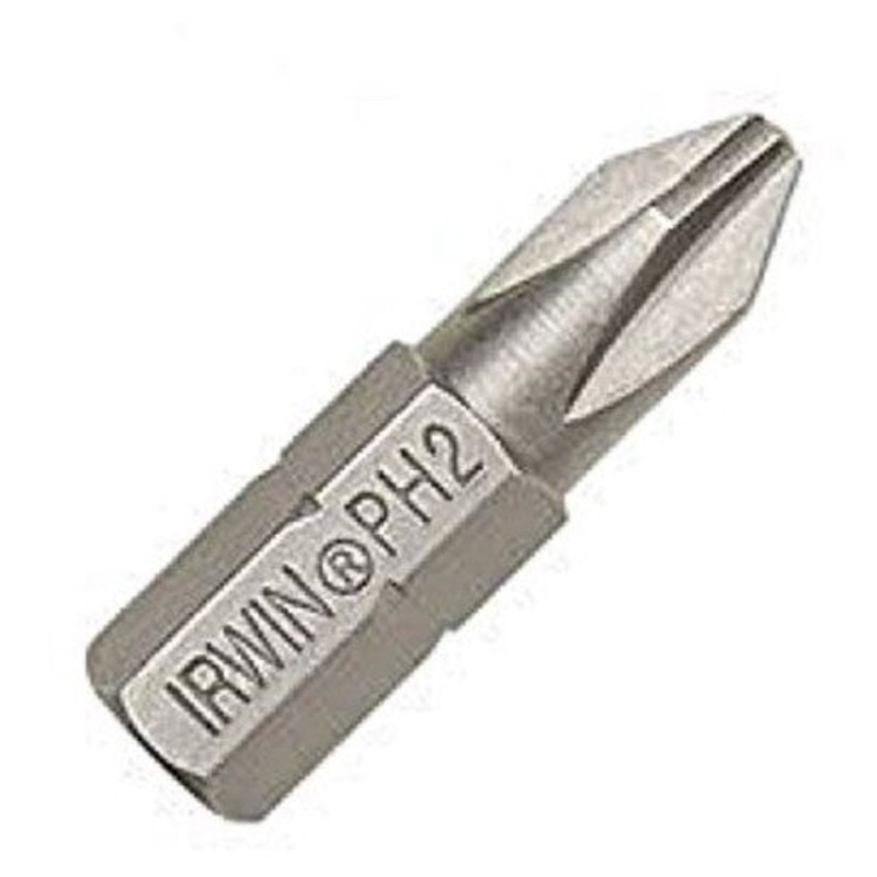 Irwin (928) IWAF21PH2-2 PHILLIPS HEAD INSERT BIT No.2, 1/4" HEX SHANK