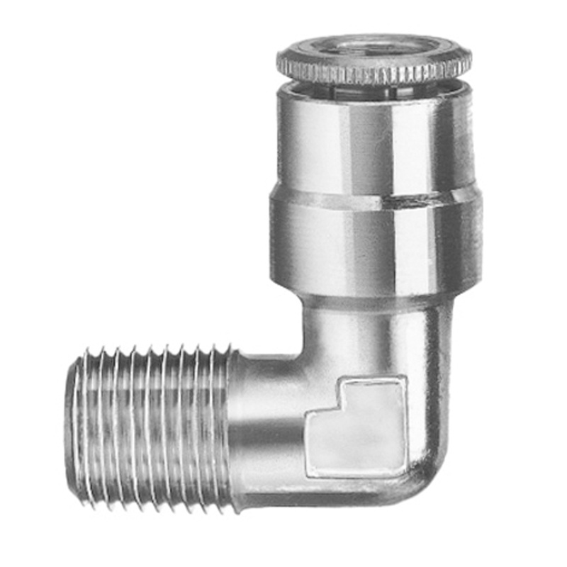 Lincoln (502) 244048 Lincoln Industrial 244048 Quicklinc Fitting for Connections to 1/4 Inch Nylon Tubing, 1/4 In. Tube x 1/8 In. NPT (m) 90 Fitting