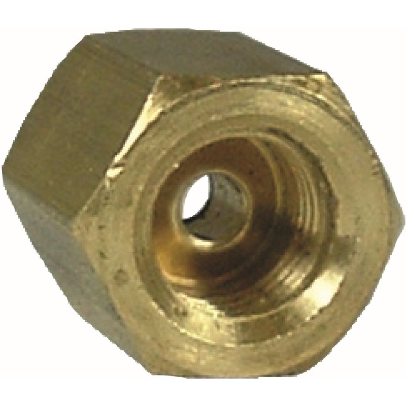 FMSI (450) 3020 1/4" to 3/16" Invert Flare Brass REDUCER Union
