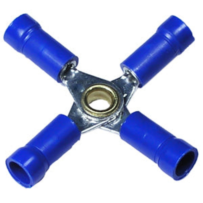 Pico (931) 1821-BP 2PCS 16-14GA 4-WAY CONNECTORS - BLUE